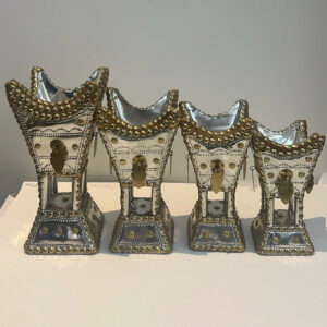 طقم مباخر فضي